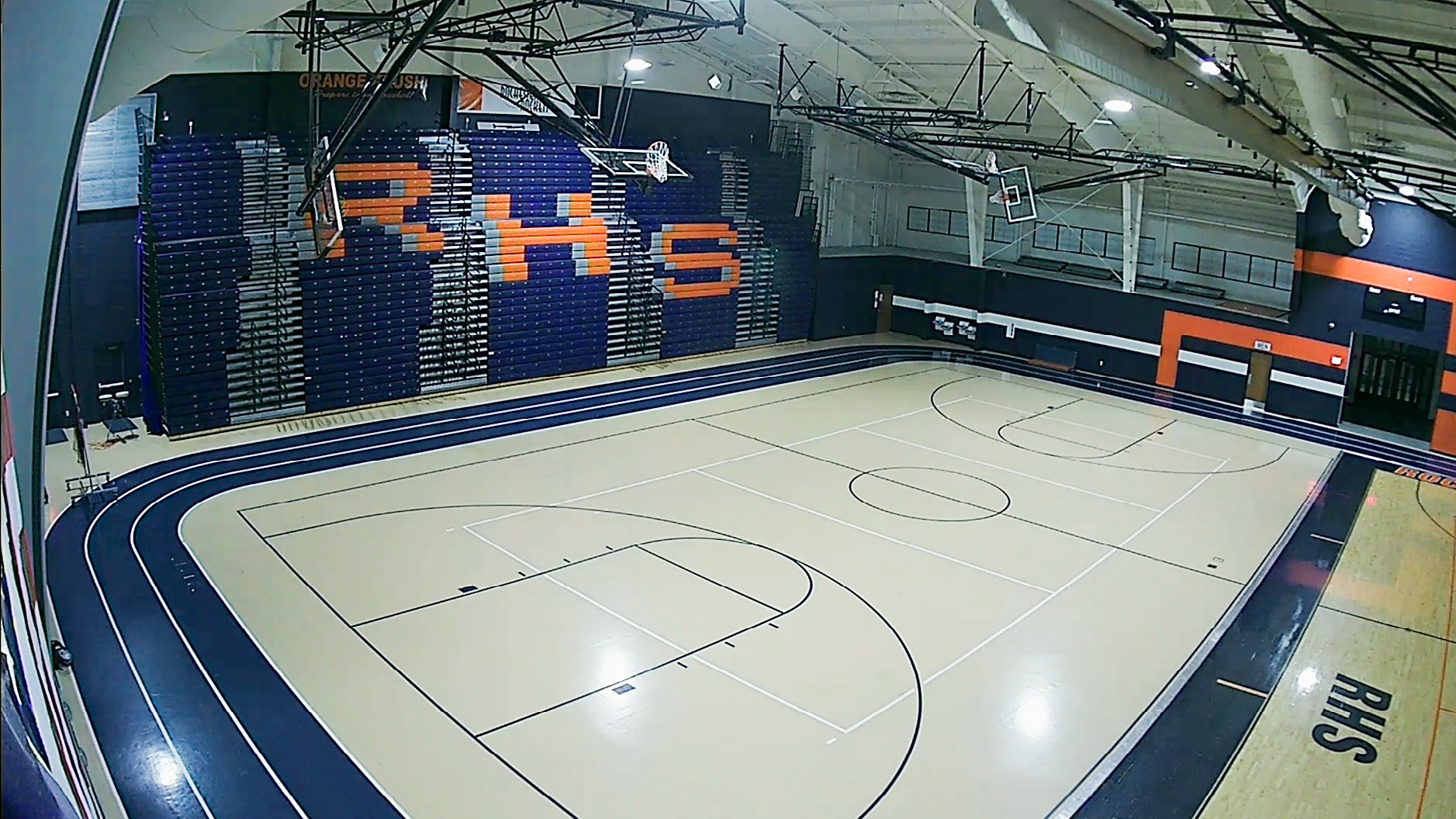 An Illinois gym shown after camera upgrades by Thompson Electronics Company