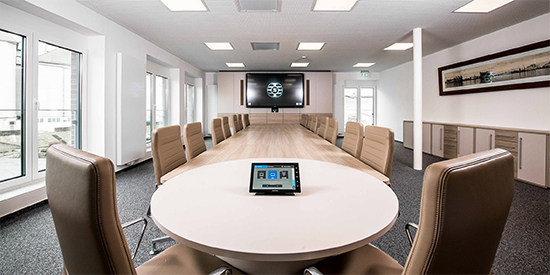 AV conference system to present during meetings