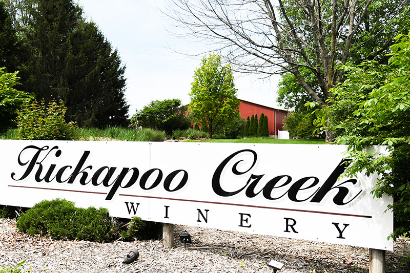Kickapoo Creek Winery in Edwards, IL